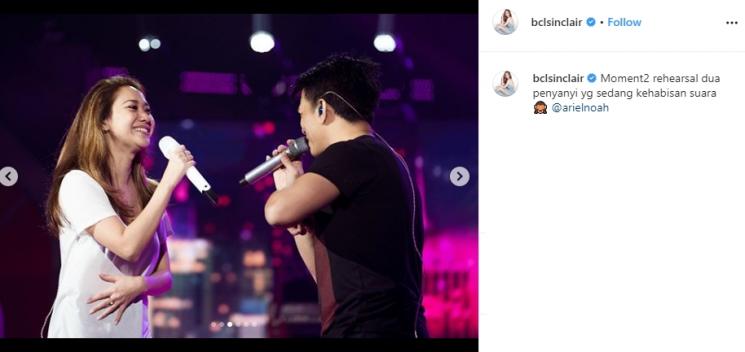 Ariel NOAH dan Bunga Citra Lestari (Instagram/@bclsinclair)