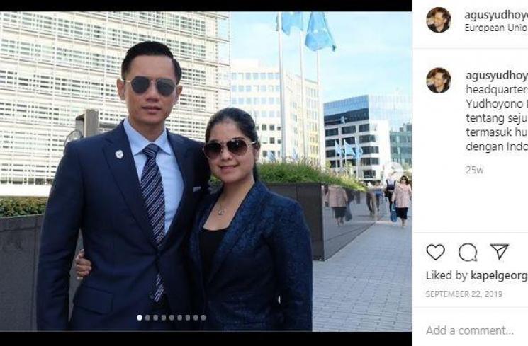 AHY dan Annisa Pohan. (Instagram/@agusyudhoyono)