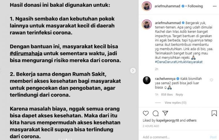 Arief Muhammad. (Instagram/@ariefmuhammad)