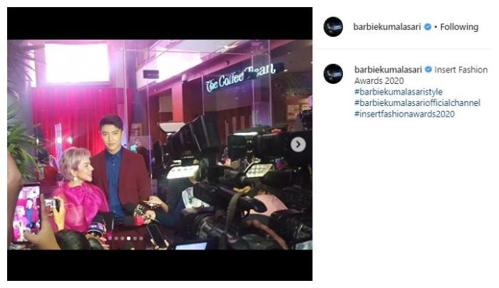 Barbie Kumalasari dan oppa Korea. (Instagram/@barbiekumalasari)