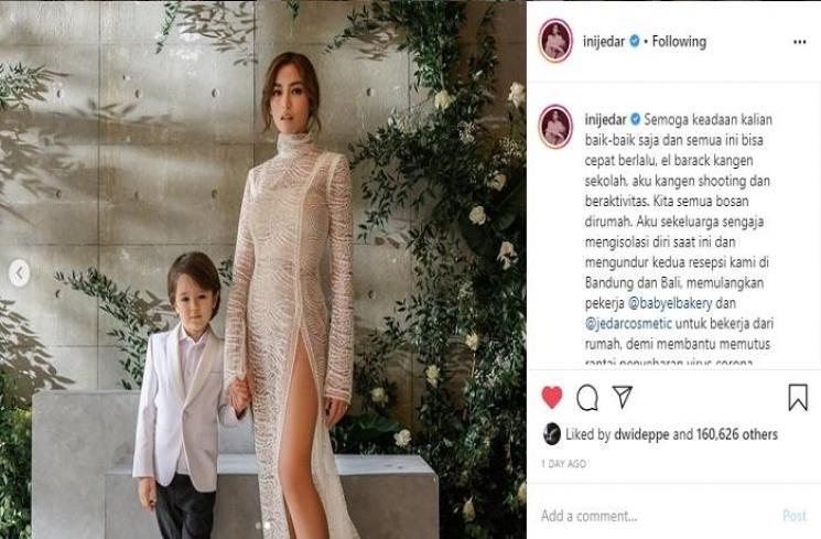 Jessica Iskandar dan Richard Kyle (Instagram @inijedar)
