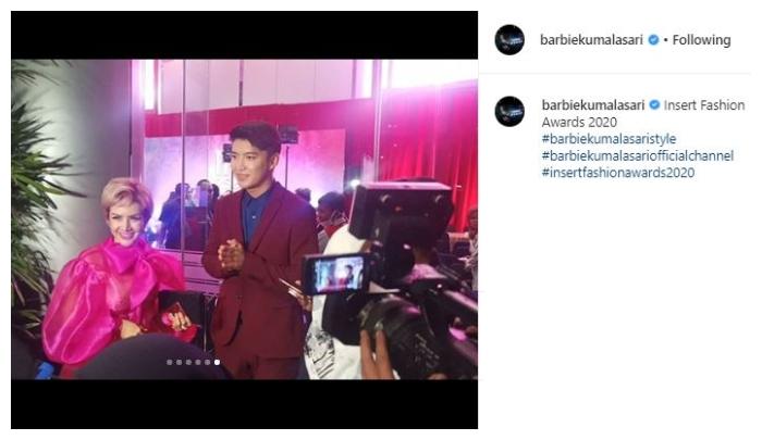 Barbie Kumalasari dan oppa Korea. (Instagram/@barbiekumalasari)