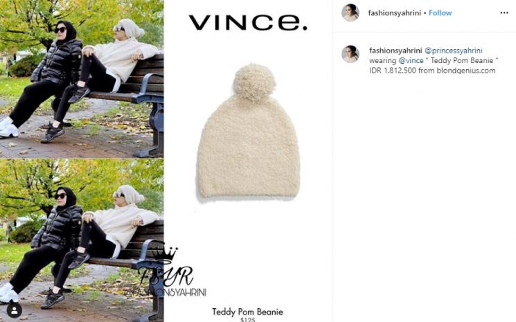 Pernak pernik Syahrini (Instagram/@fashionsyahrini)