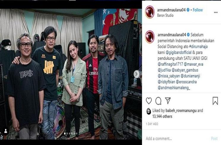 Konser bertajuk Satu Janji GIGI (Instagram @armandmaulana04)