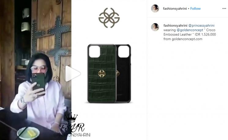 Pernak pernik Syahrini (Instagram/@fashionsyahrini)