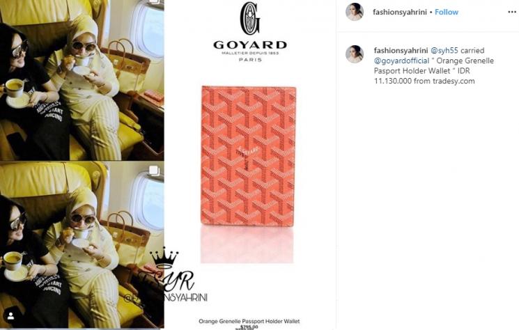 Pernak pernik Syahrini (Instagram/@fashionsyahrini)