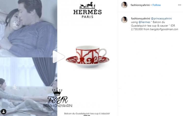 Pernak pernik Syahrini (Instagram/@fashionsyahrini)