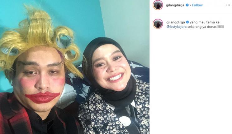 Gilang Dirga Jadi Bunda Dona (Instagram/@gilangdirga)