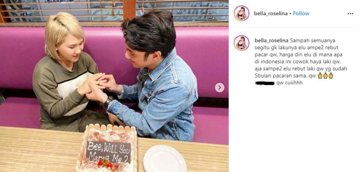 Evelin Nada Anjani Dituding Pelakor (Instagram/@bella_roselina)