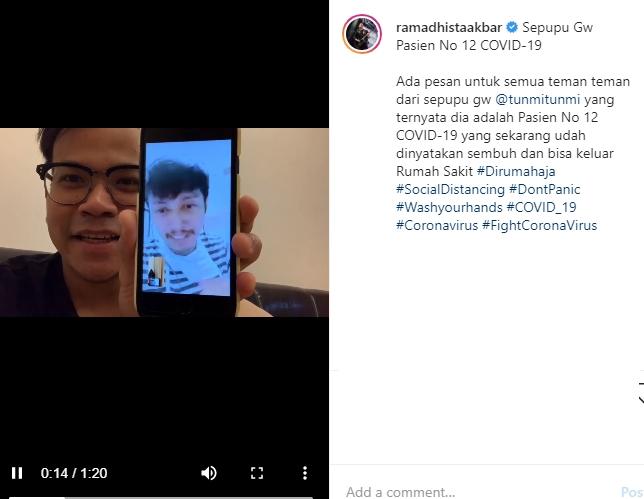 Rama Nidji (Instagram/@ramadhistaakbar)