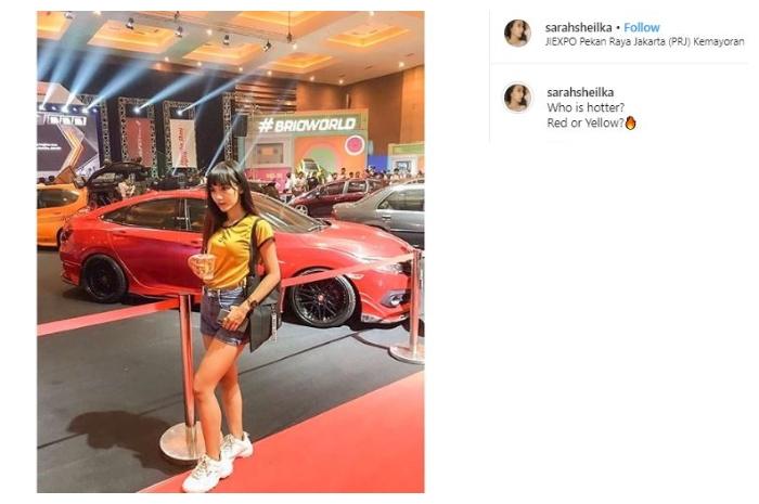 Sarah Sheilka, istri Tegar Septian. (Instagram/@sarahsheilka)