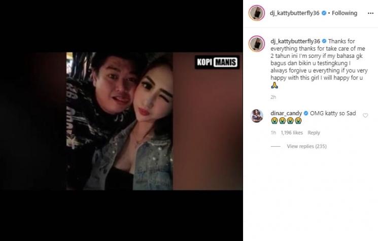 Postingan DJ Butterfly. (Instagram/@dj_kattybutterfly36)