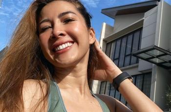 5 Potret Body Goals Andrea Dian, Doyan Angkat Besi!