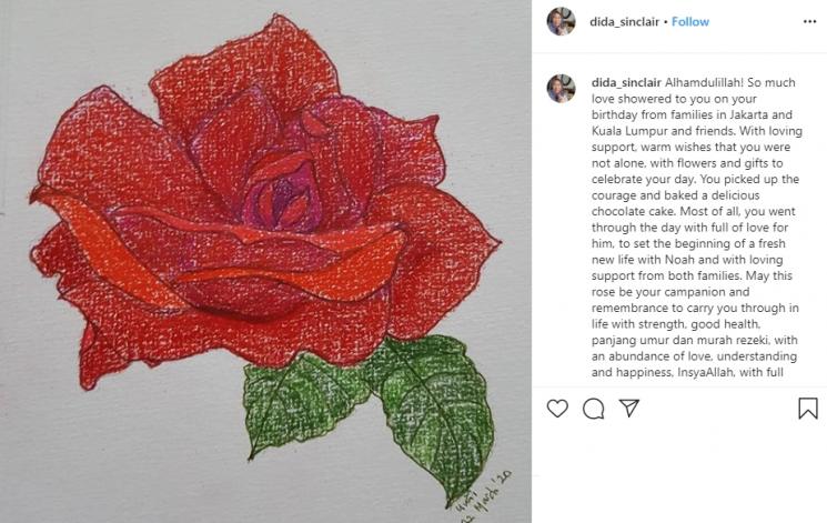 Hadiah Ibu Mertua untuk Bunga Citra Lestari (Instagram/@dida_sinclair)