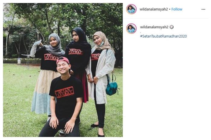 Ria Ricis syuting. (Instagram/@wildanalamsyah2)