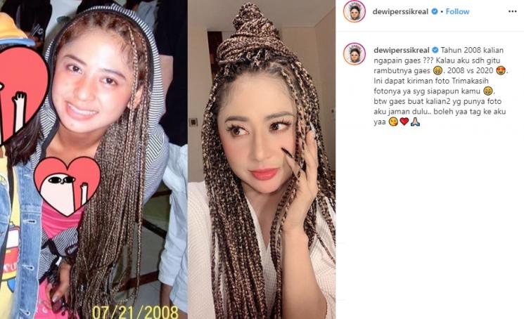 Potret jadul Dewi Perssik (Instagram/@dewiperssikreal)