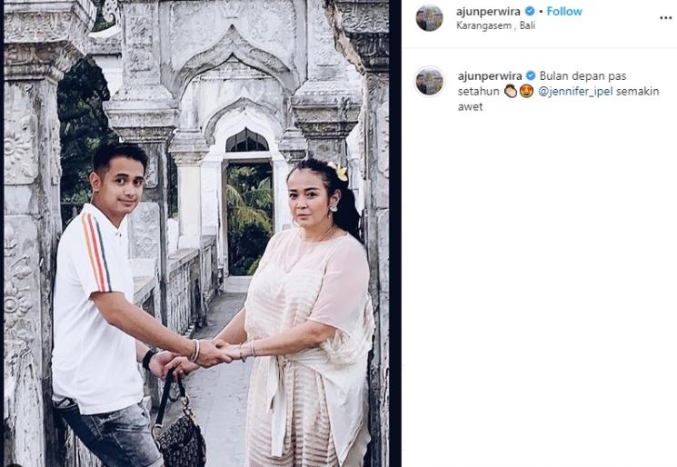 Ajun Perwira dan Jennifer Jill Supit (Instagram/@ajunperwira)