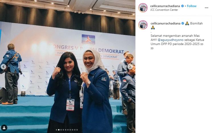 Annisa Pohan dan Cellica Nurrachadiana (Instagram/@cellicanurrachadiana)