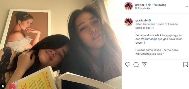 Momen pulang kampung Gisela Cindy (Instagram/@graciaz14)