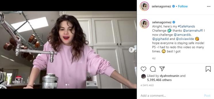 Selena Gomez (Instagram/@selenagomez)