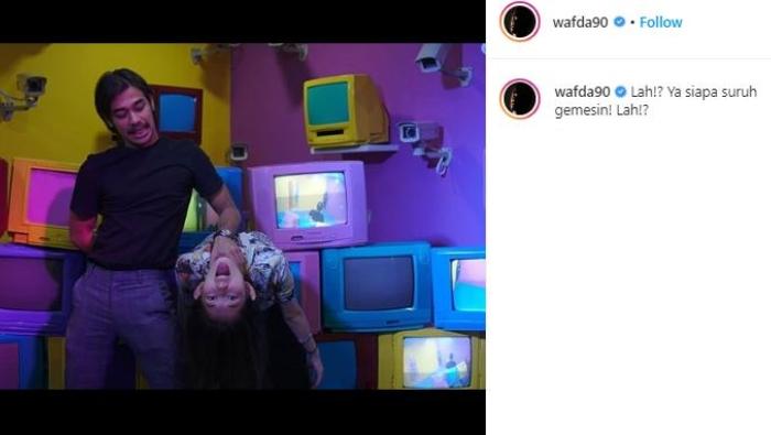 Potret mesra Wafda Saifan dan Devina Aureel. (Instagram/@wafda90)