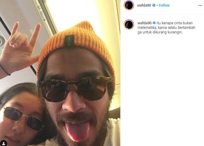 Potret mesra Wafda Saifan dan Devina Aureel. (Instagram/@wafda90)