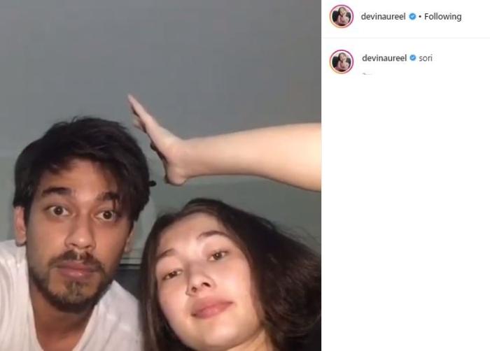 Potret mesra Wafda Saifan dan Devina Aureel. (Instagram/@devinaureel)