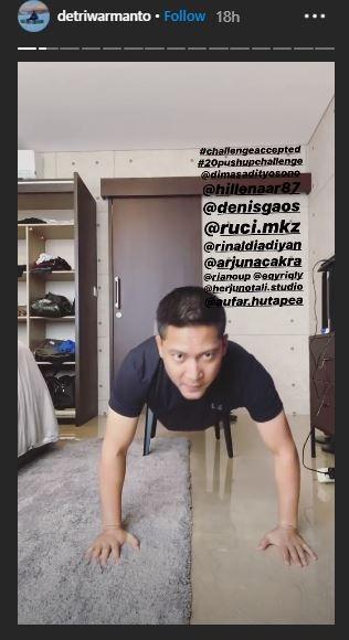 Kegiatan Detri Warmanto. (Instagram/@detriwarmanto)