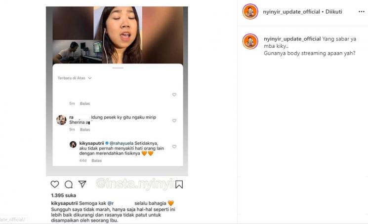 Kiky Saputri (Instagram/@nyinyir_update_official)