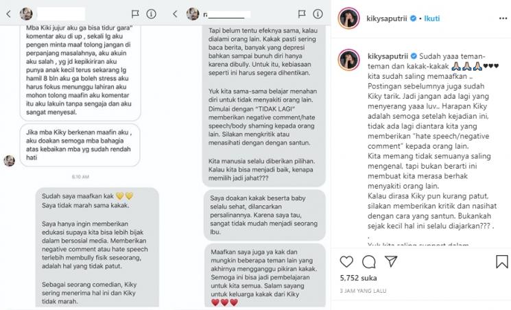 Kiky Saputri (Instagram/@kikysaputrii)
