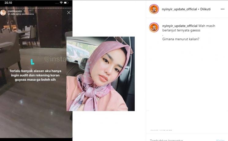 Medina Zein (Instagram/@nyinyir_update_official)