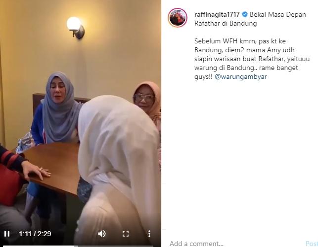 Ibu Raffi Ahmad, Amy Qanita (Instagram/@raffinagita1717)