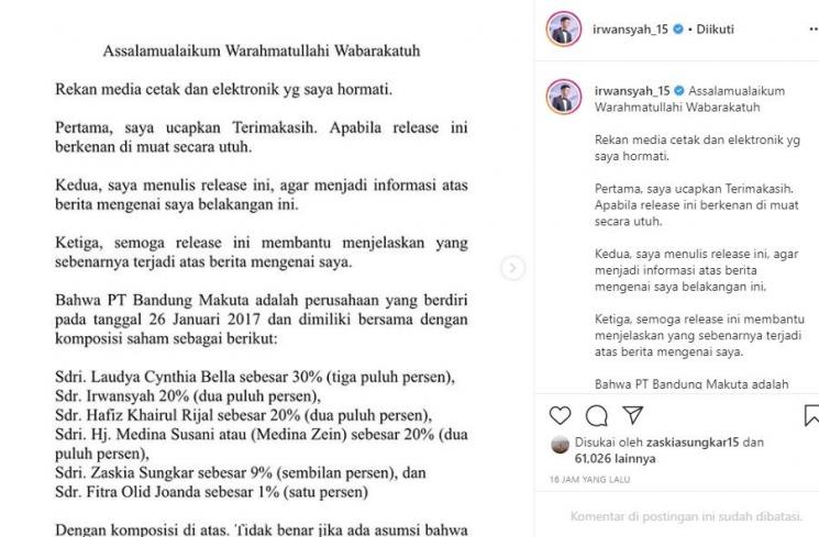Irwansyah (Instagram/@irwansyah_15)