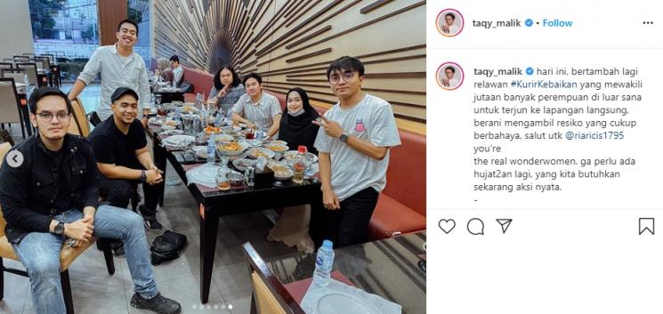 Taqy Malik dan Ria Ricis (Instagram/@taqy_malik)