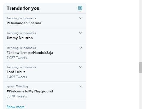 Petualangan Sherina trending di Hari Film Nasional. (Twitter)