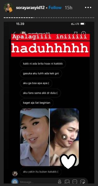 Heboh video mesum mirip Soraya Rasyid (Instagram/@sorayarasyid12)
