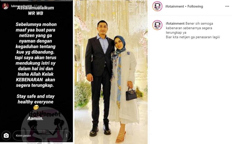 Instagram Stories Lukman Azhari (Instagram/@ifotainment)