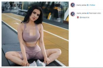 Potret seksi Maria Vania. (Instagram/@maria_vaniaa)