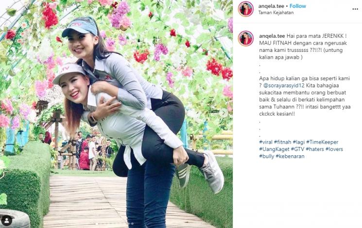 Angela Tee dan Soraya Rasyid (Instagram/@angela.tee)