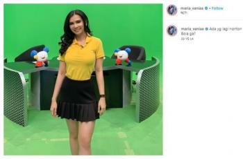 Potret seksi Maria Vania. (Instagram/@maria_vaniaa)
