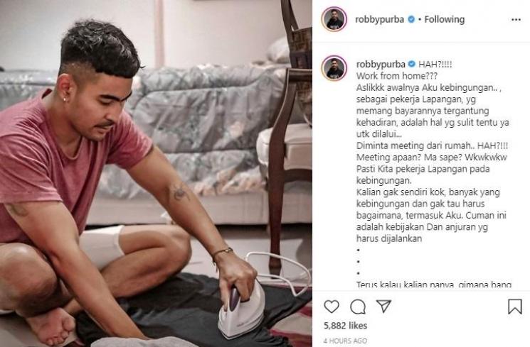 Robby Purba. (Instagram/@robbypurba)