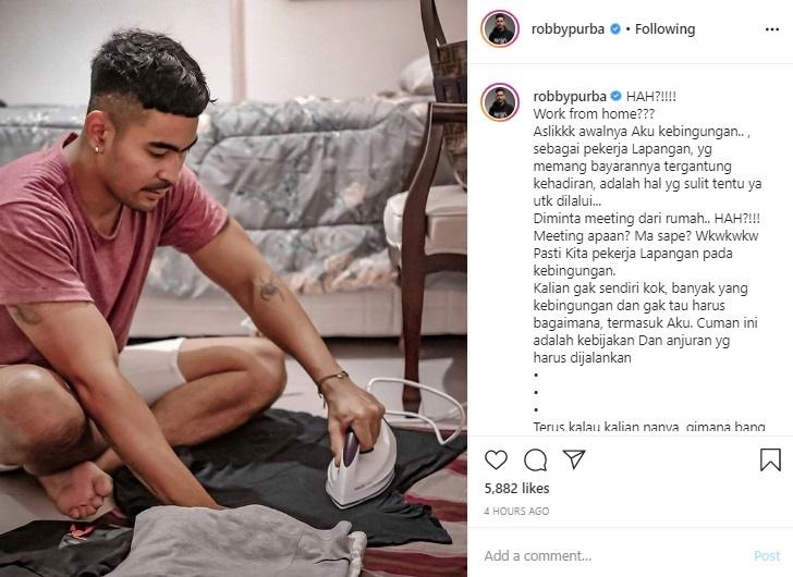 Robby Purba. (Instagram/@robbypurba)