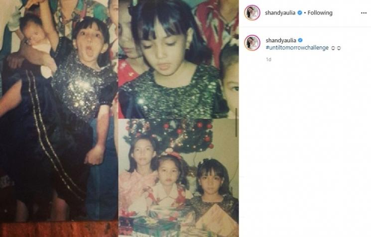 Shandy Aulia kecil. (Instagram/@shandyaulia)