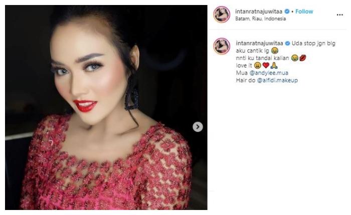 Intan Ratna Juwita, istri Youtuber Maell Lee. (Instagram/@intanratnajuwitaa)