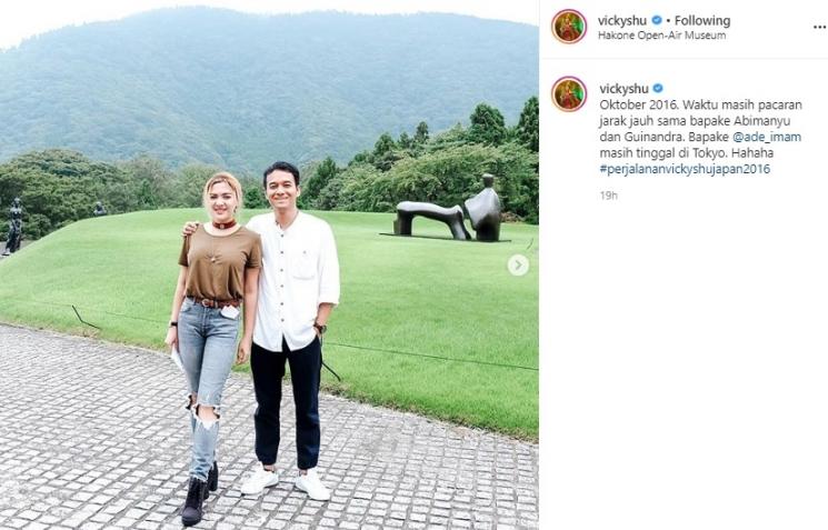 Vicky Shu dan suami. (Instagram/@vickyshu)