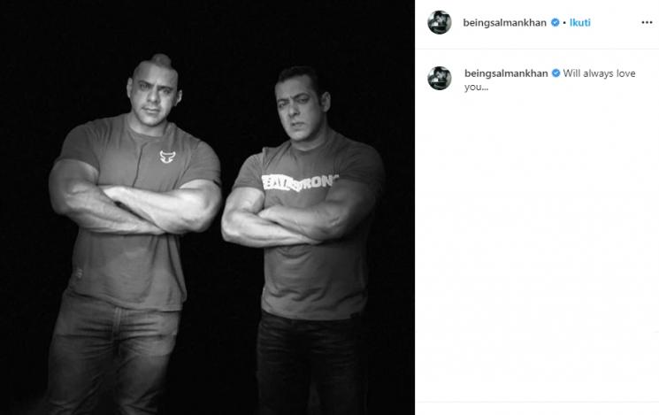 Salman Khan dan keponakannya, Abdullah Khan (Instagram/@beingsalmankhan)