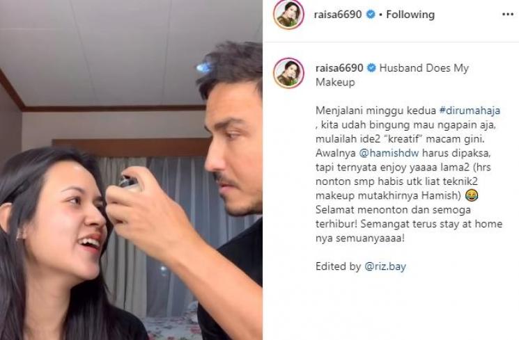 Raisa dan Hamish Daud (Instagram/@raisa6690)