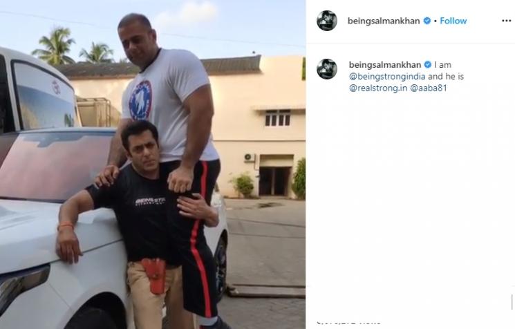 Salman Khan dan keponakannya, Abdullah Khan (Instagram/@beingsalmankhan)