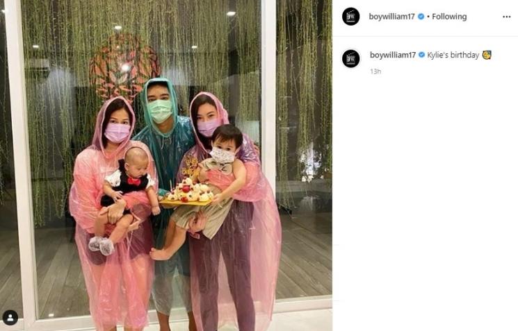 Boy William rayakan ultah keponakannya. (Instagram/@boywilliam)