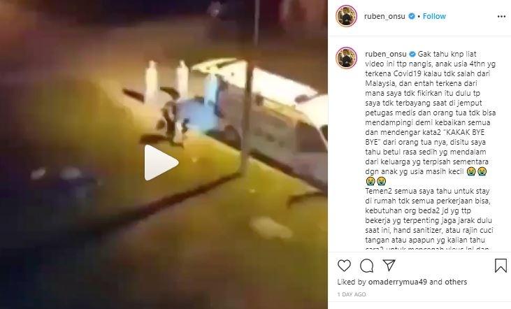 Ruben Onsu mewek. (Instagram/@ruben_onsu)